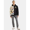 thumbnail image 2 of Peanuts AOP Men's & Big Men's Graphic Hoodie Sweatshirt with Long Sleeves, Sizes S-3XL, 2 of 5