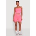 thumbnail image 2 of Womens Compression Rib Seamless Tube Top and Shorts, 2 of 4