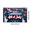 4A, variant on Patriotic Design Independence Day Banner Colorful Bunting 4th of July Decorative Fireworks for Holiday Celebration Outdoor Events National Festivities