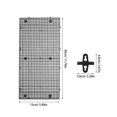 thumbnail image 3 of 4pcs Aquarium Dividers: Fish Tank Separator with Suction Cups - DIY Cuttable Isolation Board - Reusable Partition Grid for Separating Fishes, 30x15cm, 3 of 3