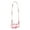 Pink and white, variant on Customizable Silicone Water Bottle Holder Strap Lanyard For Hiking Commuting