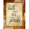 thumbnail image 2 of Grey, Jace 19x24 Black Ornate Wood Framed with Double Matting Museum Art Print Titled - Faith, 2 of 4
