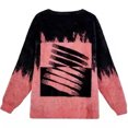 thumbnail image 1 of Suéter de punto estilo hip hop Harajuku para hombre y mujer, ropa de calle con grafiti, teñido anudado, estilo retro vintage, moda para parejas, 1 of 3