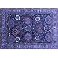 thumbnail image 1 of Ahgly Company Indoor Rectangle Oriental Blue Industrial Area Rugs, 8' x 10', 1 of 4