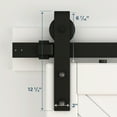 thumbnail image 6 of National Hardware N700-005 Designer 72" Barn Door Track And Hardware Kit, 6 of 7