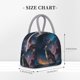 thumbnail image 2 of Disketp Night Sky Wolf Bolsa Térmica para Almuerzo, Lonchera con Abertura Amplia y Gran Capacidad, Organizador Reutilizable para Mujeres, Hombres y Adultos, 2 of 6