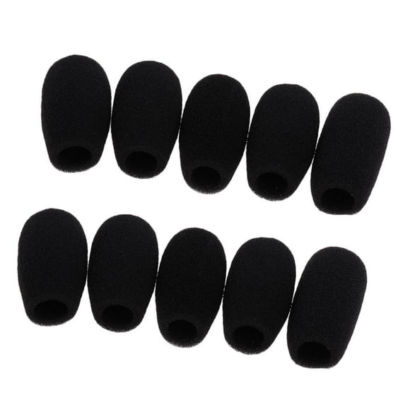 2x 5 Piezas de Esponja para Micrófonos, para Parabrisas para Reuniones, Conferencias de , / Micrófono Yuyangstore Muff para viento para micrófono