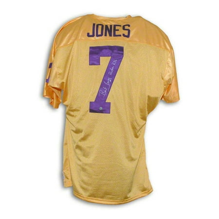 NCAA - Bert Jones LSU Tigers Autographed Jersey Inscribed #7 and Ruston Rifle