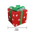 thumbnail image 2 of onlyliua Ofertas Del Día Por Tiempo Limitado Caja de Regalo En Adorno Navideño, Decoración de Ventana, Caja de Regalo En Copos de Nieve, 2 of 4