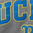thumbnail image 4 of Men's Colosseum Heather Gray UCLA Bruins Arch & Logo Crew Neck Sweatshirt, 4 of 4