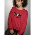 thumbnail image 2 of Hope Hold On Pain Ends Sweatshirt Women -Image by Shutterstock, Female XX-Large, 2 of 4
