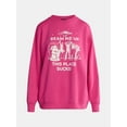 thumbnail image 5 of Netflix Stranger Things Oversized Fleece Sweatshirt from No Boundaries, Women’s Plus, 5 of 5
