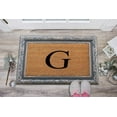 thumbnail image 5 of A1HC First Impression Rubber and Coir Albena 24" X 36" Bronze Finished Heavy Duty Monogrammed Doormat, 5 of 8