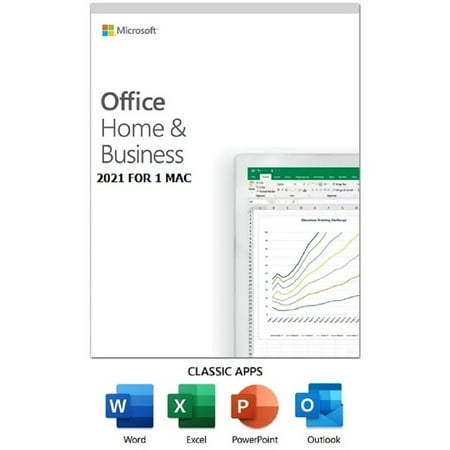 MICROSOFT OFFICE HOME & BUSINESS 2021 FOR MAC ONLY(KEY CARD) AUTHENTIC...AUTHORIZED SELLER