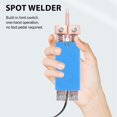 thumbnail image 5 of Diy Spot Welder Machine Welding 18650 Battery Spot Welding Pen Blue, 5 of 5