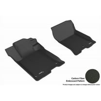 3D MAXpider 2015-2020 Fits Acura TLX Kagu 1st Row Black Carbon Fiber Embossed Pattern Floor Mat L1AC00911509