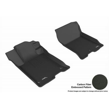 3D MAXpider 2015-2020 Fits Acura TLX Kagu 1st Row Black Carbon Fiber Embossed Pattern Floor Mat L1AC00911509
