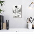 thumbnail image 3 of Elephant Stock Soft Silhouette Vi Wall Art - Vertical Canvas Wall Art - Living Room Wall Decor - People Canvas - Gray And Black Decor By e. Anthony Orme - 8" x 12", 3 of 8