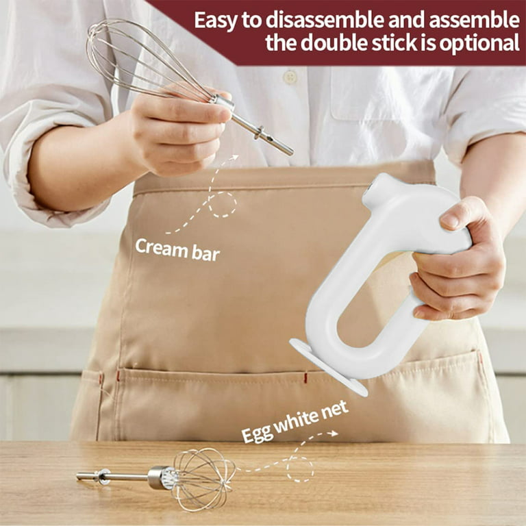 Electric Hand Mixer,Hand Held Mixers Hand Mixers Electric Egg Beater  Household Baking Small Cream Beater