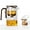 Clear+4Cups(600ml), variant on Eternititea Magic Pot, Eternity Tea Magic Pot, Borosilicate Glass Tea Pot with Infuser and Lid (Grey+2Cups(600ml))