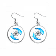 thumbnail image 1 of Brújula Norte Pendientes pendientes de plata colgantes joyas señora Unbranded M, 1 of 3