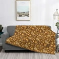 thumbnail image 5 of KLL Vintage fall harvest basket Print Fleece Throw Blanket, Horizontal Fleece Bedding Cute Soft Blankets Comfy Fleece Flannel Plush Home Decor for Couch & Bed -80"x60", 5 of 9