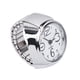 thumbnail image 4 of 2 relojes de cuarzo para llevar en los dedos, relojes creativos con forma de anillo, mini accesorios para mostrar la hora para mujeres y hombres (blanco), 4 of 5