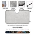 thumbnail image 2 of Bebé Jefe Blanco Niño Parasol para Parabrisas Delantero Protector Plegable, Visera Solar para Auto Bloquea Rayos UV Mantiene tu Vehículo Fresco140cm*76cm, 2 of 6