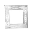 thumbnail image 4 of , regla de dibujo, carpintería, marco cuadrado, regla de construcción de oficina, herramienta de medición de cerca de enrutador geométrico 200 mm, 4 of 8