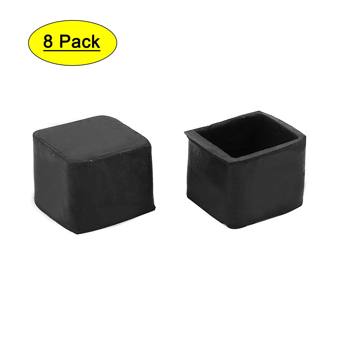 24Pcs Rubber Furniture Foot Table Chair Leg End Caps Covers Tips Floor Protector 