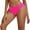c03Pink, variant on Arnsht Women's High Waisted Full Coverage Cheeky Bikini Bottoms Tummy Control Adjustable Drawstring Solid Color Swim Bottoms Brown S