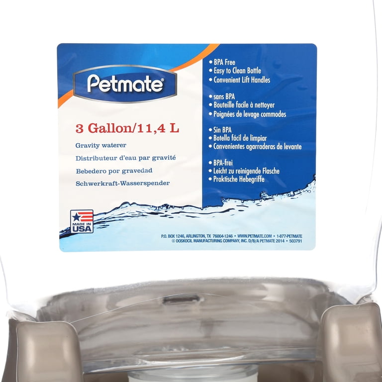 Petmate Pet Café Waterer, 3 Gallon, Pearl Tan photo 4