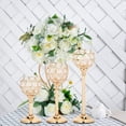 thumbnail image 4 of Candelabro de diamantes de imitación para mesa, comedor, escritorio, candelabros de cristal, boda, fiesta de cumpleaños, decoración elegante, L seitruly HA008314-03B, 4 of 6