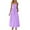 Purple., variant on Akafmk Summer Dresses for Women Casual Dresses,Solid Color Round Neck Long Dress Sleeveless Spaghetti Straps Maxi Dresses A Line Beach Sundress with Pockets