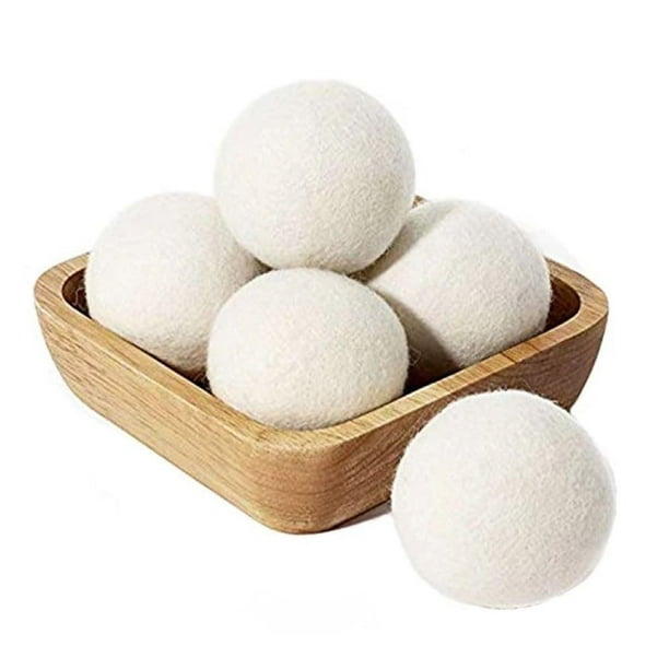 LANA DE OVEJA TOTALMENTE NATURAL: las bolas están hechas de lana de oveja afieltrada totalmente natural.