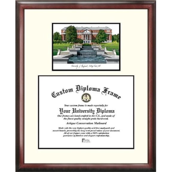 Campimages MD998LV University of Maryland Legacy Scholar Diploma Frame