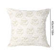 thumbnail image 1 of Fundas cojín Pascua, huevo blanco suave, decoración, para sofá salón/hogar., 1 of 1