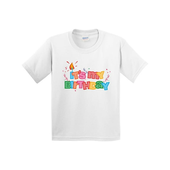 Inktastic It's My Birthday Letters Youth T-Shirt