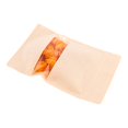 thumbnail image 1 of Kraft Bag with Clear Window, Food Bag, Candy Bag - Heat Sealable - 8.9" - 100ct Box - Bag Tek - Restaurantware, 1 of 3