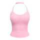 thumbnail image 3 of Camisetas sin Mangas para las Mujeres con Cuello Redondo sin Espalda Camisetas de Moda Casual de Poliéster de Longitud Regular, 3 of 5