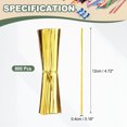 thumbnail image 2 of Uxcell Wire Twist Ties Reusable for Plastic Bags Treat Candy Bag Plants, Craft Projects Gold, 2 of 7