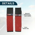 thumbnail image 4 of Unique Bargains Car Rhinestones Seat Belt Cover Pad Shoulder Strap Seatbelt Soft Comfortable Covers Red 2 Pcs, 4 of 6