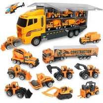 Toys for Boys,12 Pcs Engineering Die-cast Construction Car Toddler Toys for 3 Year Old Boys Vehicles Gifts Kids Toys for Age 3 4 5 6 7 Year Old Boys