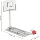 thumbnail image 3 of Juego de baloncesto con dedos plegables, arcade de baloncesto de escritorio en miniatura con acción de resorte, incluye pelota y lanzador, juguete portátil de novedad para la oficina, hogar, 3 of 9
