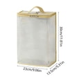 thumbnail image 3 of WZXPWT Mesh Storage Bag, Durable PVC Organizer, Dustproof Bedding and Clothes Protector, Perfect for Closets and Seasonal Storage, Features Clear Design and Portable Handle, 3 of 6