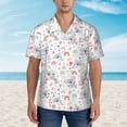 thumbnail image 4 of Goofa Cute Koala Hawaiian Shirt for Men, Unisex Summer Beach Casual Short Sleeve Button Down Shirts,Aloha Tropical Floral print shirt-XX-Large, 4 of 9