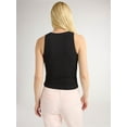 thumbnail image 5 of Scoop Women's High Neck Contour Tank Top, Sizes XS-XXL, 5 of 5