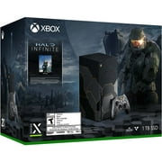 Microsoft- Xbox -Series- -X- Gaming Console -Halo-Infinite Limited Edition - Black
