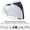 thumbnail image 4 of Maveek Outdoor Heavy Duty Waterproof Bicycle Cover, Black, 4 of 8