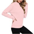 thumbnail image 6 of Nugftut Womens Sweatshirts Mock Neck Long Sleeve Casual Pullover Loose Fit Basic Sweatshirts, 6 of 8